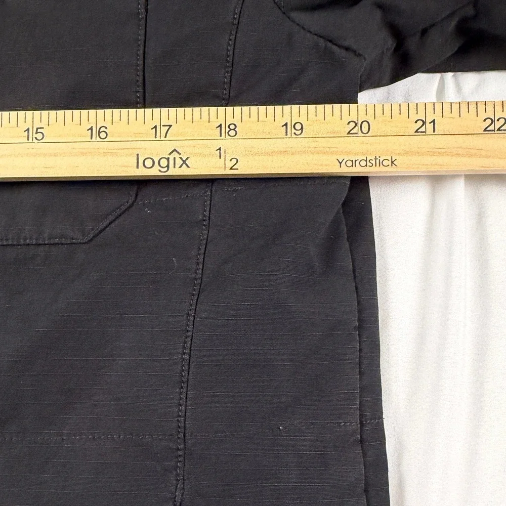 Levi's Small Black Ripstop‎ Utility Jacket Quilted Lining Workwear Shacket